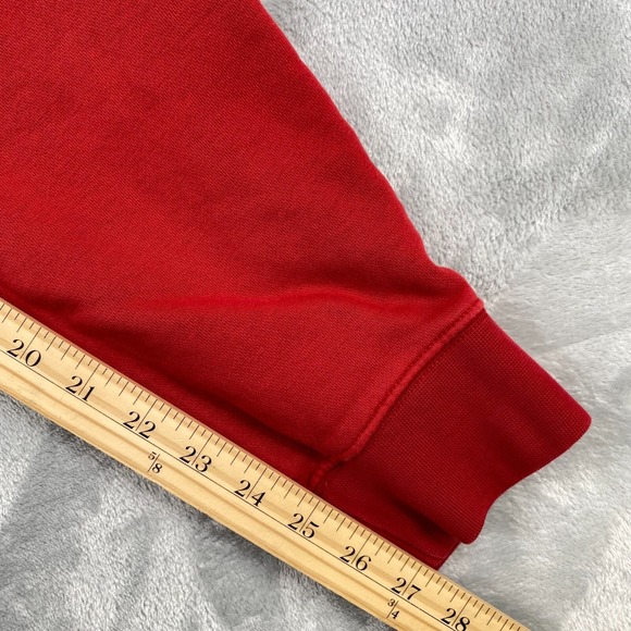 Polo Sport Ralph Lauren Jogger Men's M Red Multi Color block Fleece Pants - Picture 7 of 16